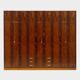 Large vintage mid century modern XL wardrobe with drawers in rosewood 1960s