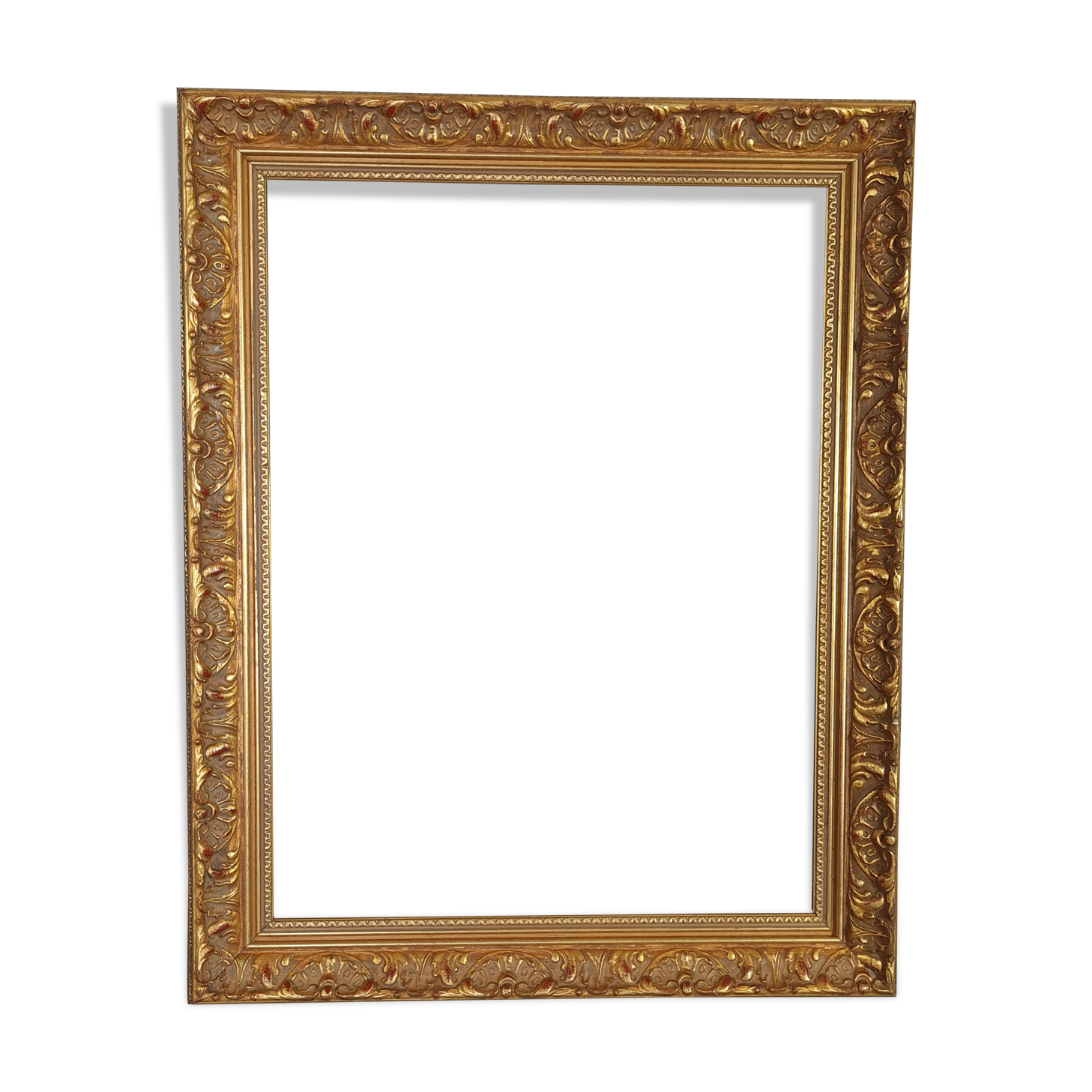 Frame style Louis XIV gilded stucco wood 57x45 cm, leaf 47,5x36 cm SB