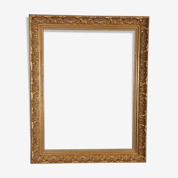 Frame style Louis XIV gilded stucco wood 57x45 cm, leaf 47,5x36 cm SB