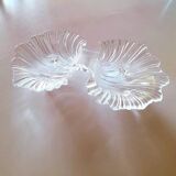 Seashell-shaped glass appetizer bowl, 1970