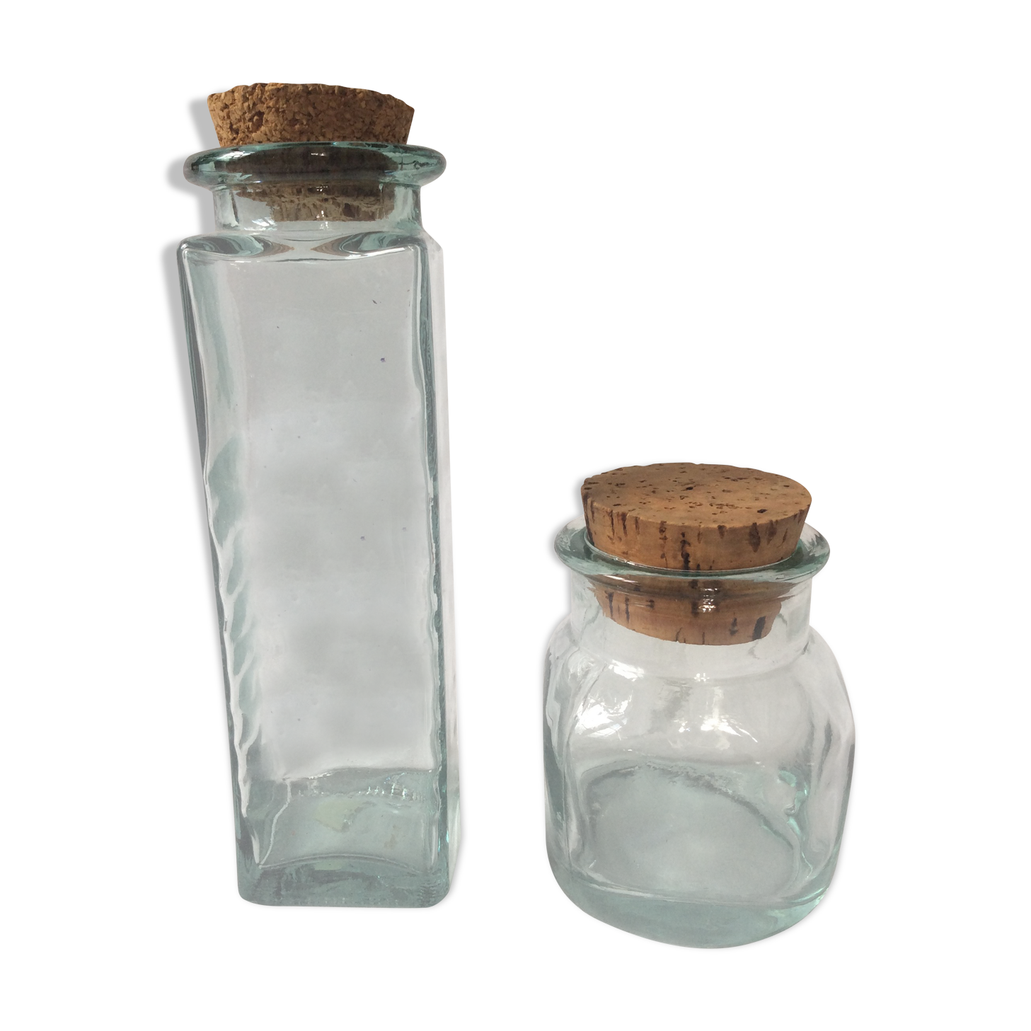 2 vintage jars