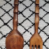 Ensemble de Couverts en Bois Artisanaux - Made in Philippines