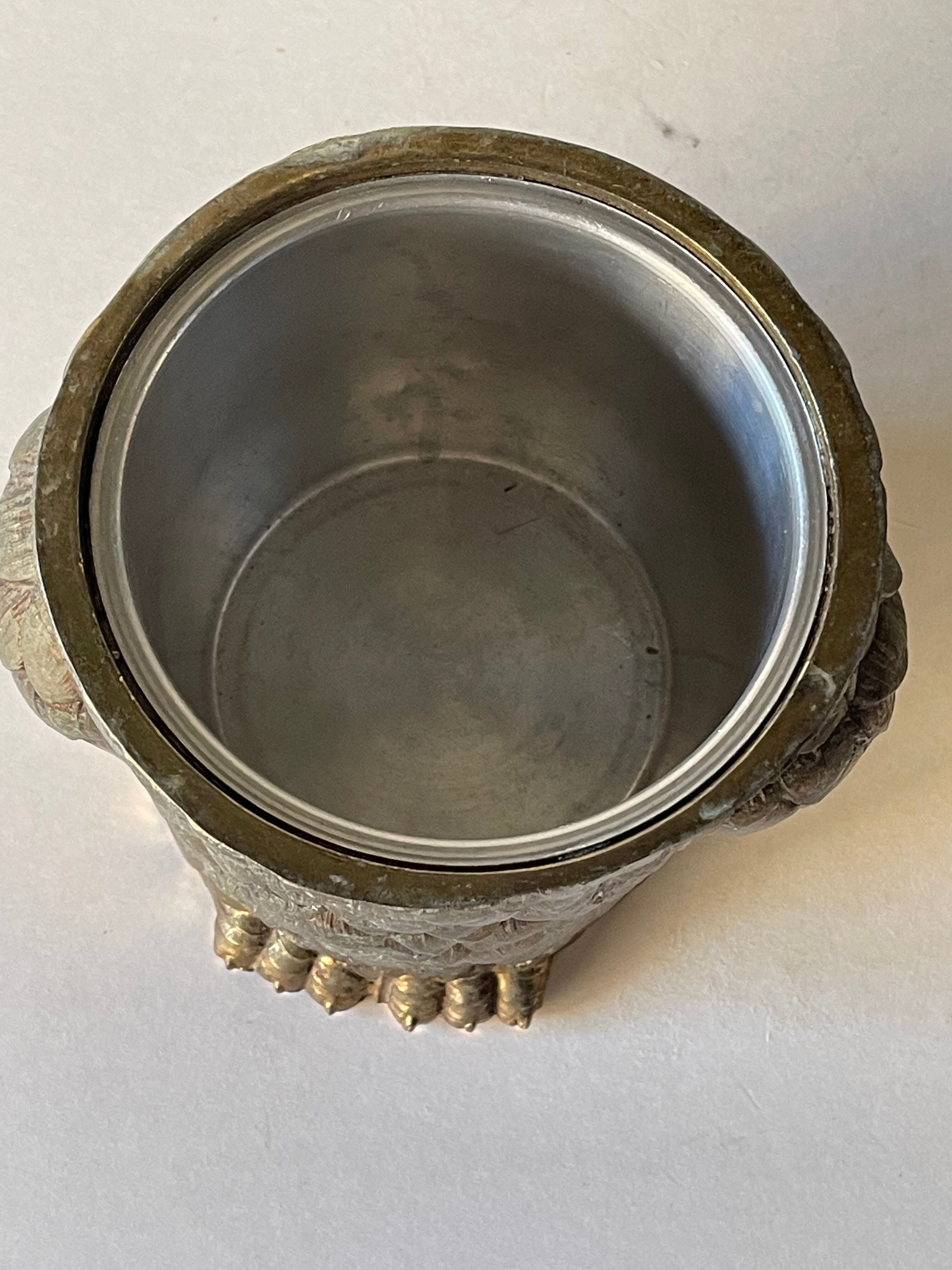 Zoomorphic vintage ice bucket mauro manetti