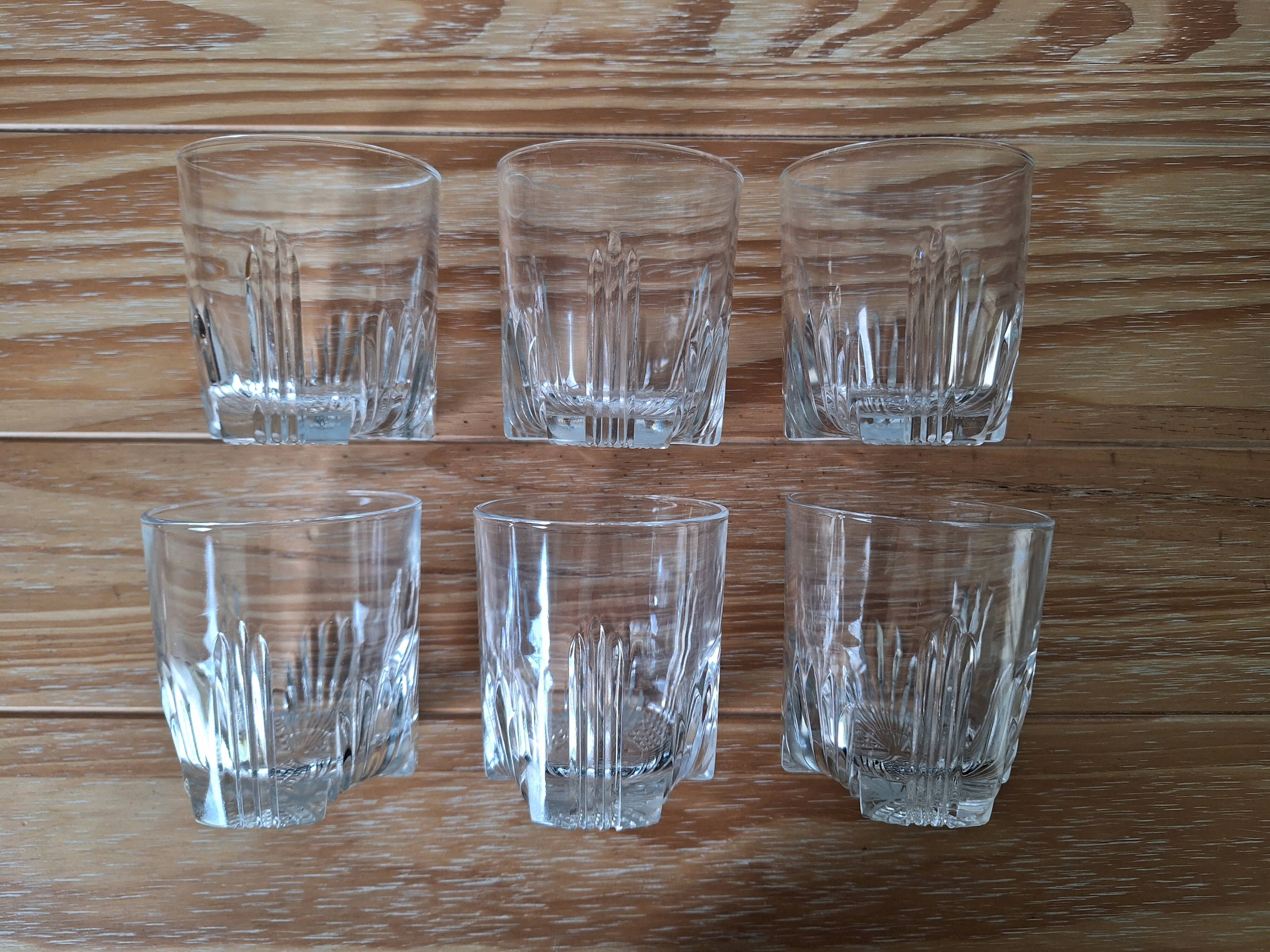 Art Deco whisky glasses