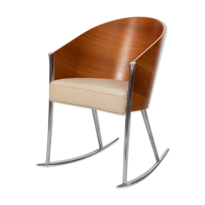 King Costes Rocking Chair de Philippe Starck pour driade Aleph, italie 1992