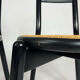 Set of four vintage chairs Viennese cane 80s Memphis by Antonio Sibau