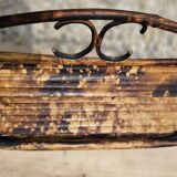 Wall shelf in vintage rattan