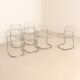 Set of 6 "Sabrina" chairs by Gastone Rinaldi for Rima 70's