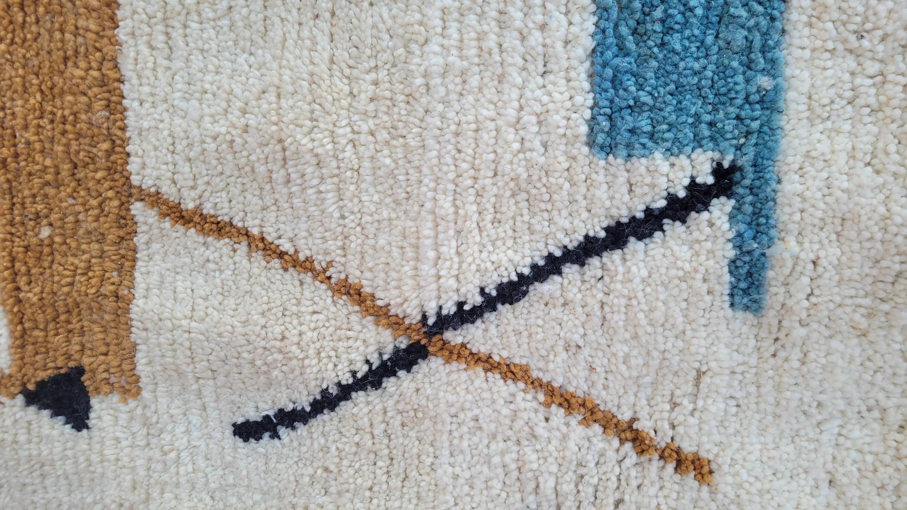 Large handmade Berber rug 3x2 m