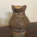 Ceramic pitcher by Agnès Escala Vallauris 60s