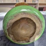 Charles Schneider - Vase "Sorrel Leaves" - signed with berlingot - 1920