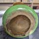 Charles Schneider - Vase "Sorrel Leaves" - signed with berlingot - 1920
