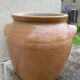 Light brown ceramic jar