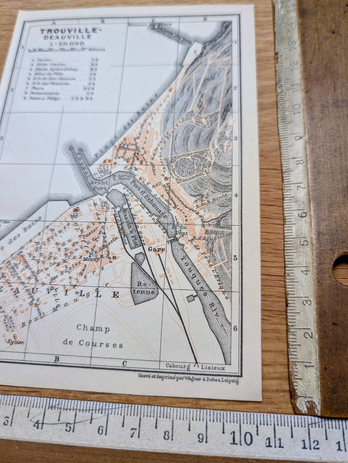 Printed in 1902, Trouville-Deauville, Normandy.