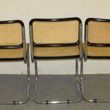Set of 3 chairs B32 by Marcel Breuer