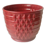 Tiled pot cover of St-Clement 1950s vintage