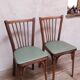 Pair of Baumann bistro chairs n°12