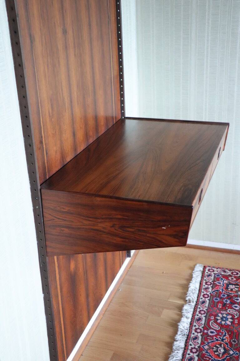 Danish wall unit by Thygesen and Sorensen in rosewood, 1960