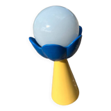 Ceramic flower lamp from the 80s