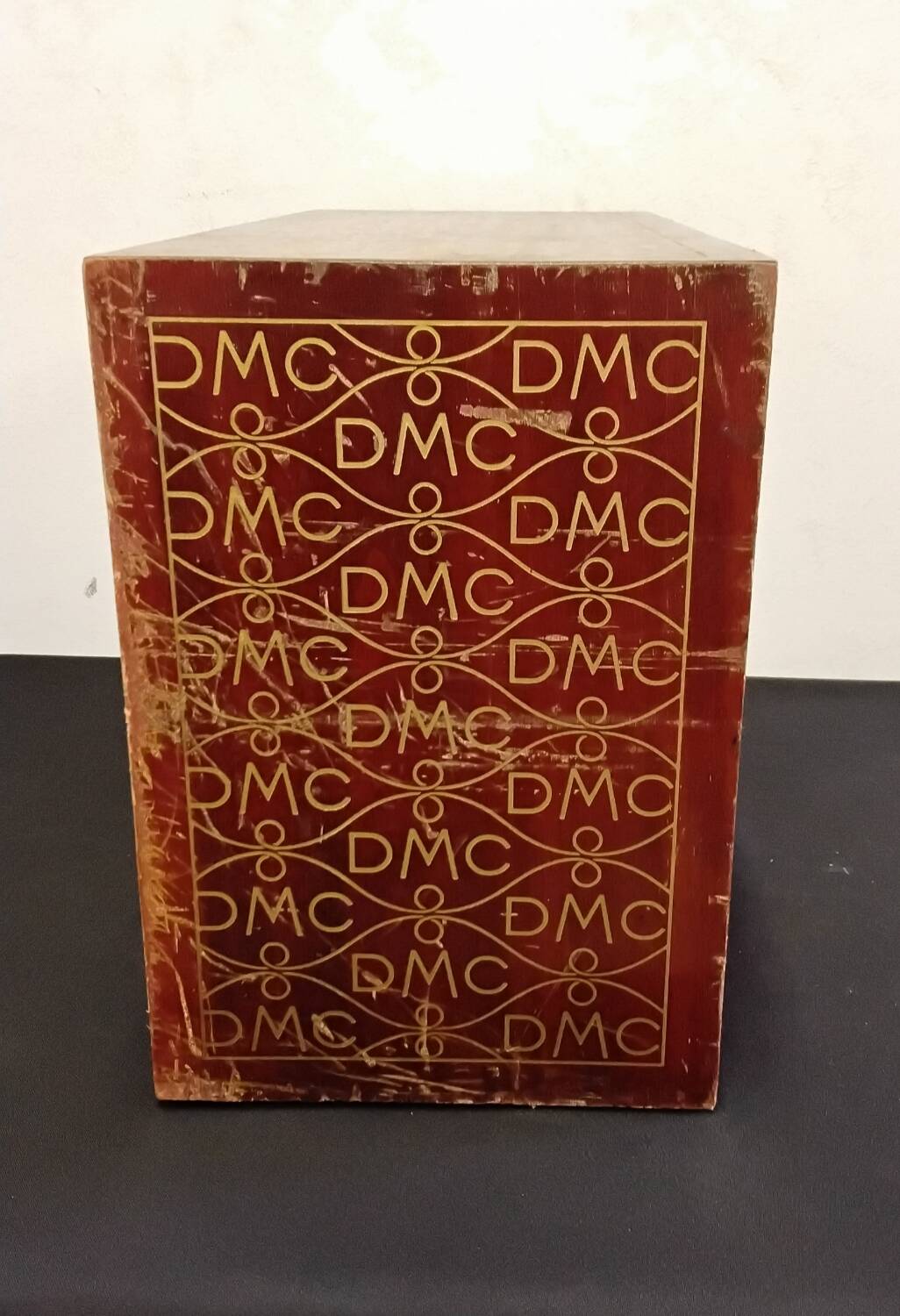 Coffret/ petite commode de mercerie vintage de la marque DMC