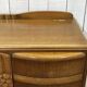 1950s English Art Deco oak sideboard