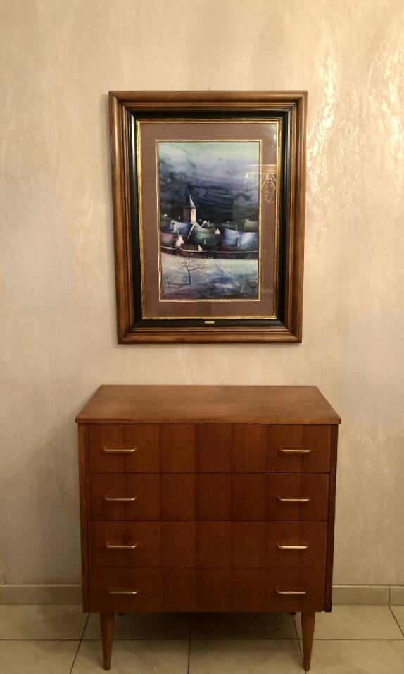 Commode scandinave en bois des années 60’