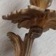 Pair of original antique bronze wall sconces.