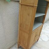 Beautifully crafted Louis XVI style bookcase in wood.