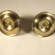Paire de bougeoirs en laiton 4 cm