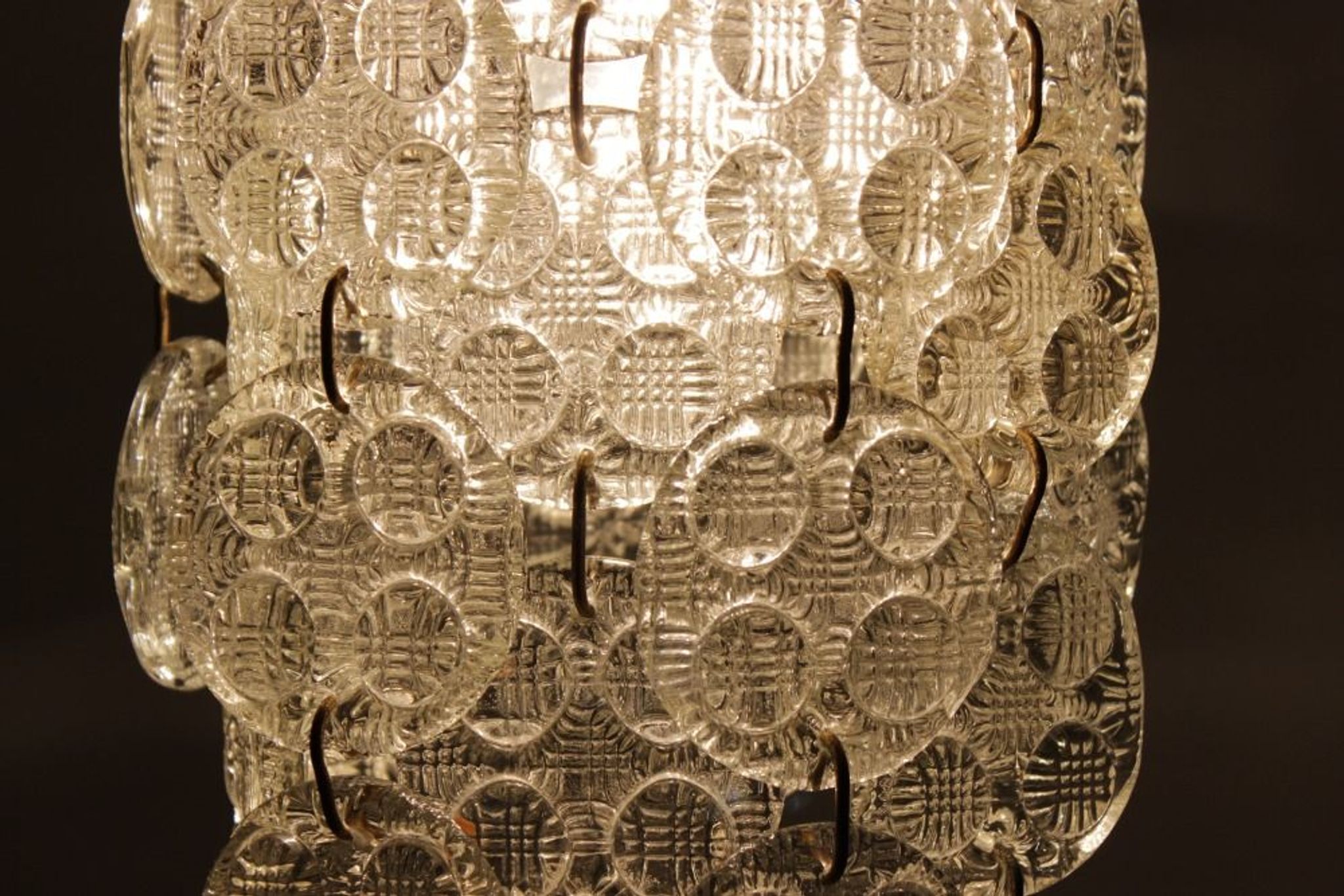Chandelier glass of Železny Brod 1970 s