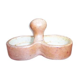 Double terracotta cup