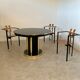 3 old Karl Friedrich Forster raw design chairs model Trix KFF postmodern 70s/80s