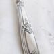 Silver and "horn" porridge spoon
