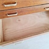 Secrétaire scandinave - bureau commode vitrine