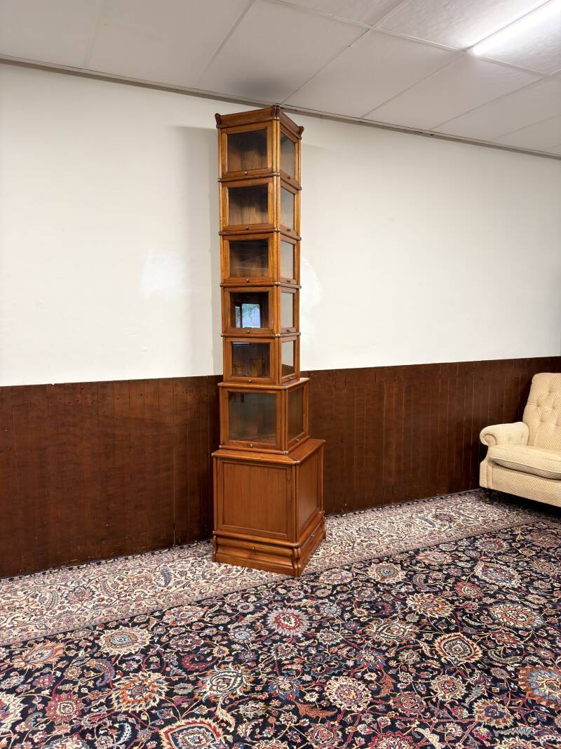 Original Globe Wernicke English Display Museum Cabinet