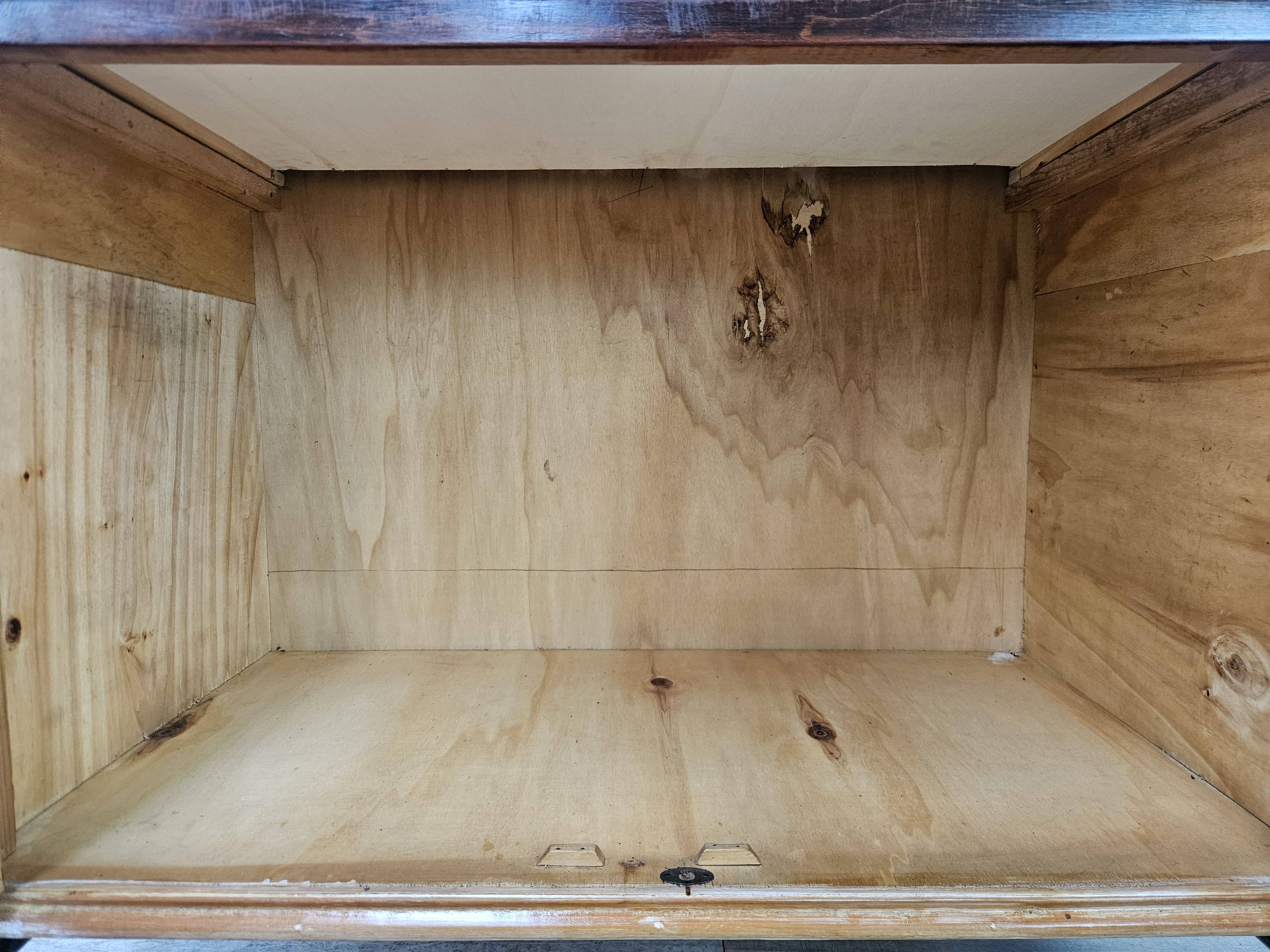 Mahogany burl dressing table with white marble top