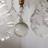 Glass pendant chandelier