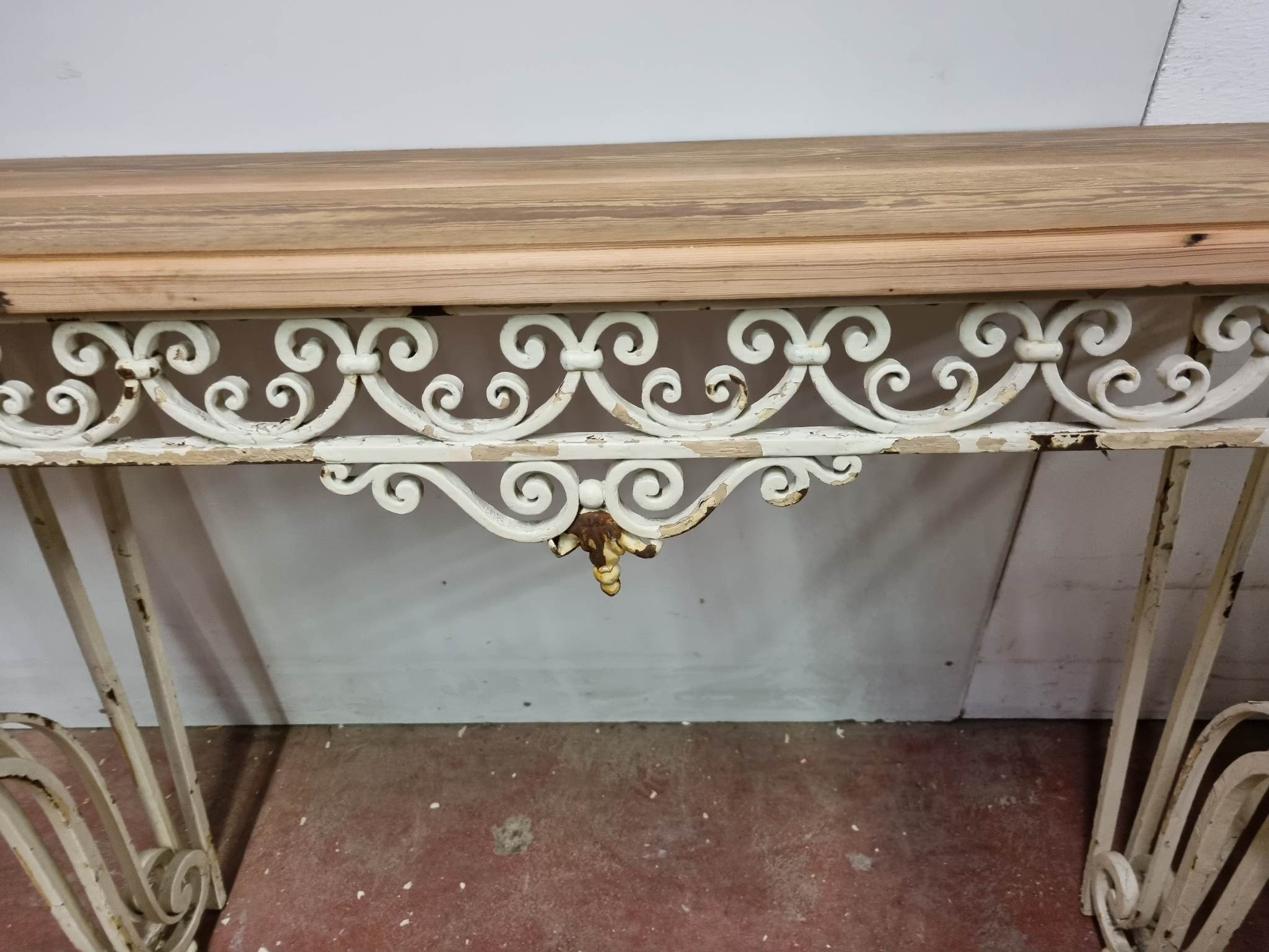 Art Deco wrought iron console
