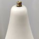 Midcentury Opaline Glass and Iron Floor Lamp by Stilnovo, Italy