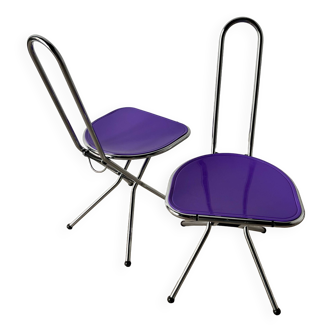 Paire de chaises modèle ISAK, design Niels Gaamelgaard, IKEA 1989