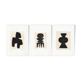 3 peintures • illustrations m566 m562 m534 • signées eawy