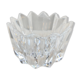 Small tulip pocket or signed crystal baguier, Scandinavian design by Jan Johanson Orrefors