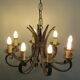 Lustre en fer forgé des années 1940