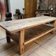Ilot central en bois brut