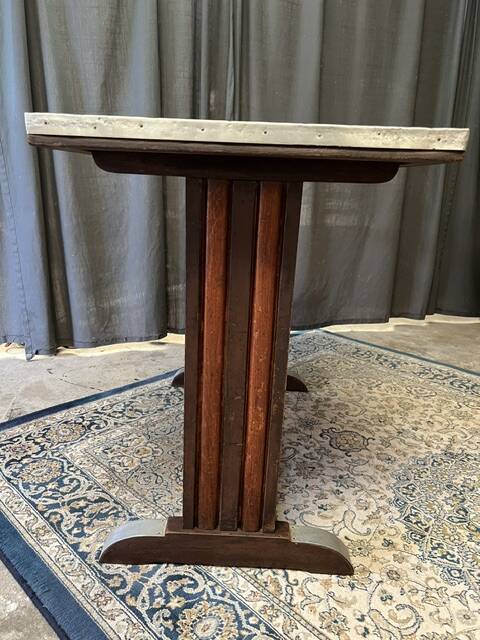 Small vintage bistro table – antique coffee table
