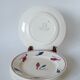 Set of 6 Givors dessert plates, Perce-Neige model, 1950