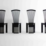 Elegant postmodern dining chairs by Pietro Costantini, Italy 1980s