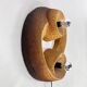 Mid Century Brutalist Ceramic Wall Lamp, 1960s