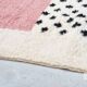 Moroccan rug in natural wool 3 x 2 m