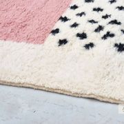 Moroccan rug in natural wool 3 x 2 m